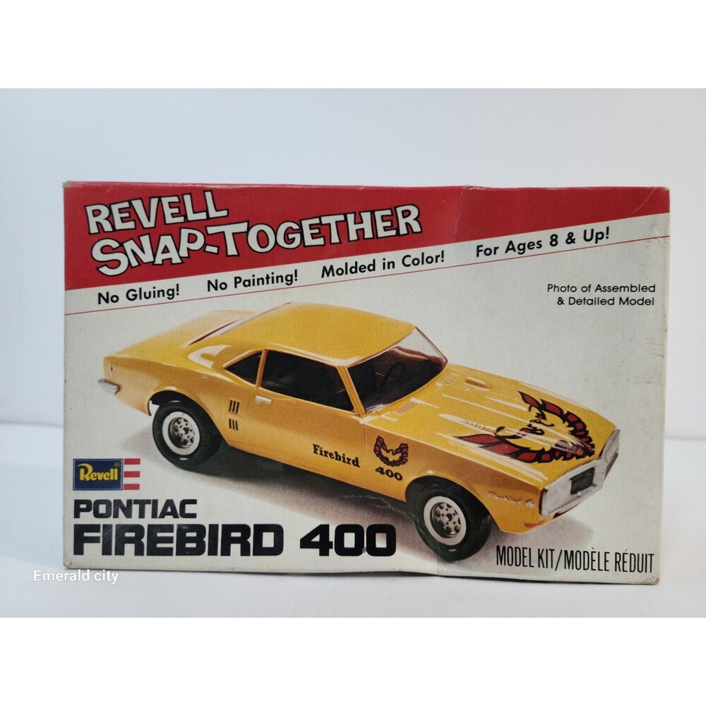 Vtg 1968 Pontiac Firebird 400 HO Chase CAR LTD ED 750 PIECES M2 CASTLINE 1/64